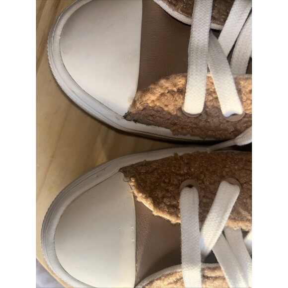 Size 7.5 - Converse Chuck Taylor All Star Move Platform High Sherpa - Tan - Picture 12 of 12